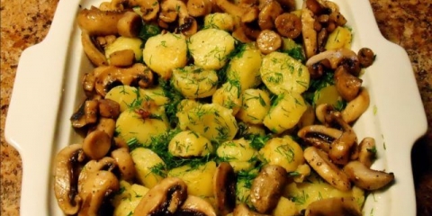 Krompir sa vrganjima u rerni: recepti za kuvanje